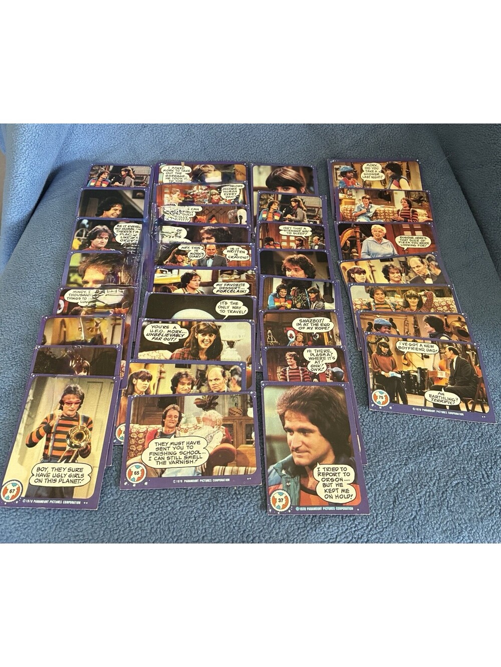 Paramount 1978 Mork & Mindy Non-Sport Trading Card Lot
